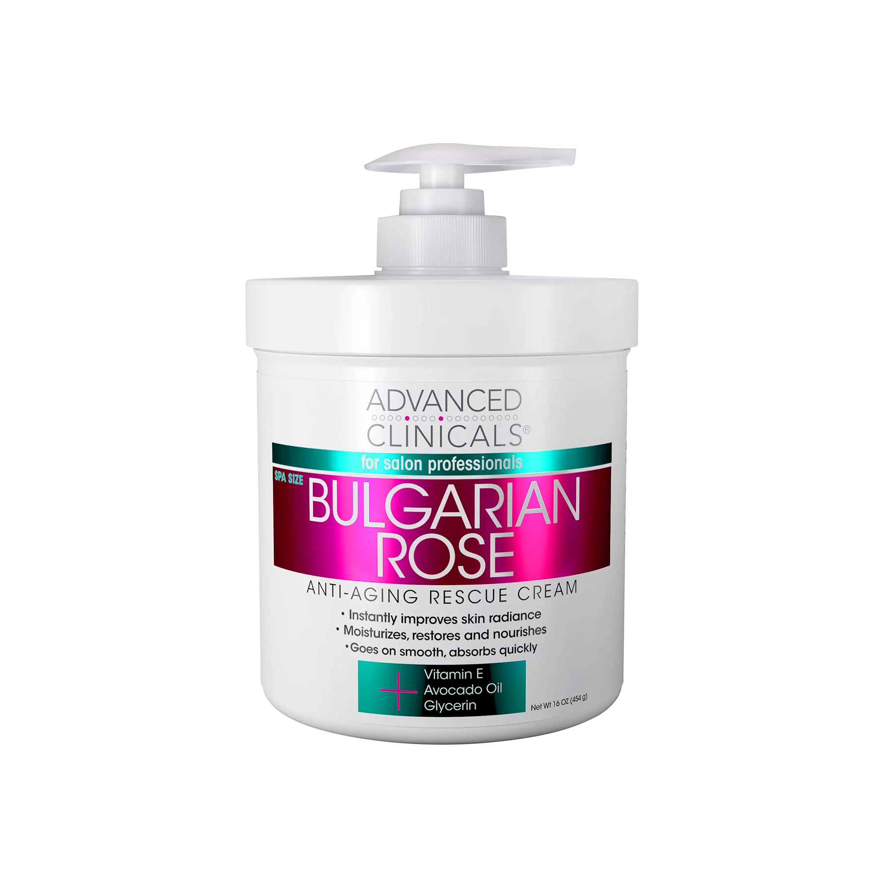 Bulgarian Rose Anti Aging Rescue Body Cream 454g
