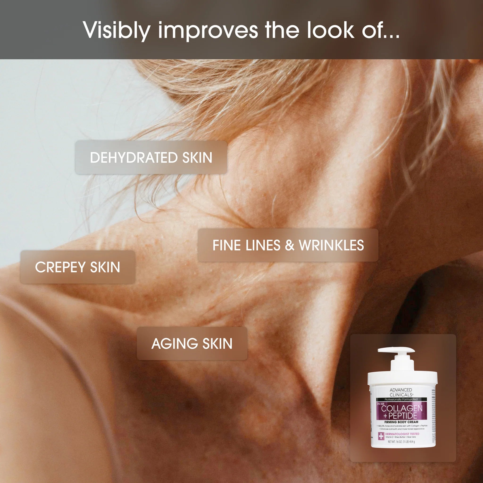 Gollagen +Peptide Body cream 454g