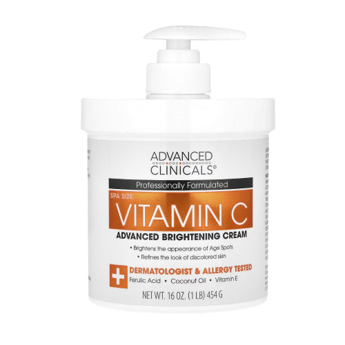 Vitamin C Cream Face & Body Lotion Moisturizer 454g