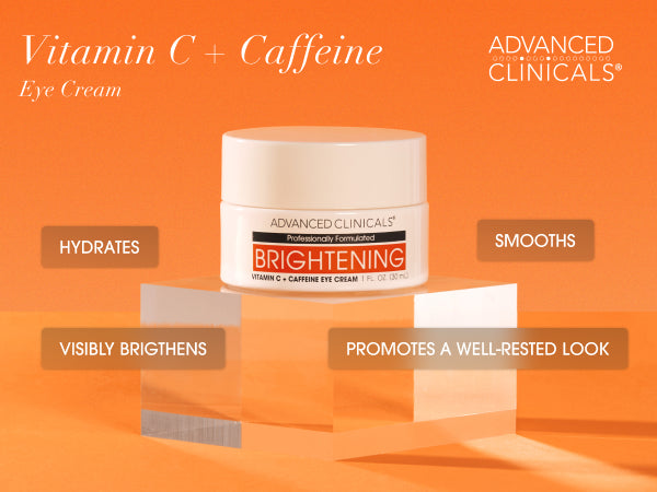 BRIGHTENING VITAMIN C + CAFFEINE EYE CREAM No Added Fragrance 30ml