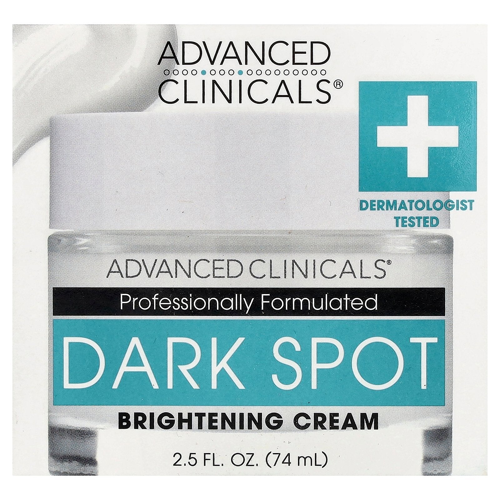 Advanced clinicals/ dark spot brightening cream 74ml